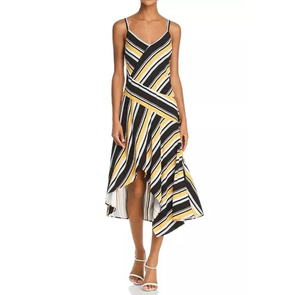side cut midi dress Royal Blue Spaghetti Strap Side Slit Twist Front Bodycon Midi Dress